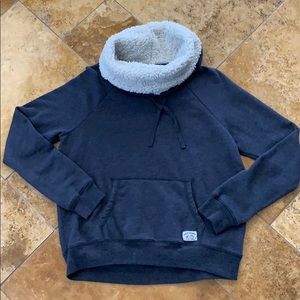 Abercrombie and Fitch large sweatshirt jacket grey